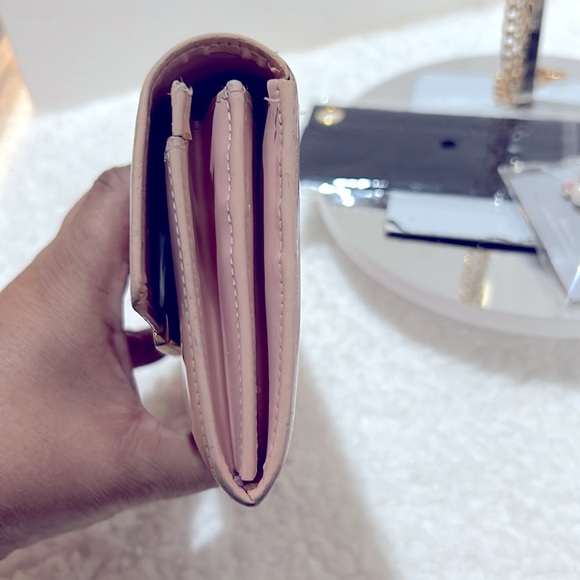 Cartier Light pink Long Wallet with Free Unbranded Chain with Felt & Earrings - Picture 16 of 16